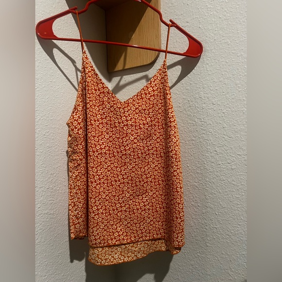 Forever 21 Redish Orange Floral Camisole - Picture 3 of 6